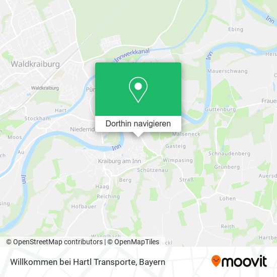 Willkommen bei Hartl Transporte Karte