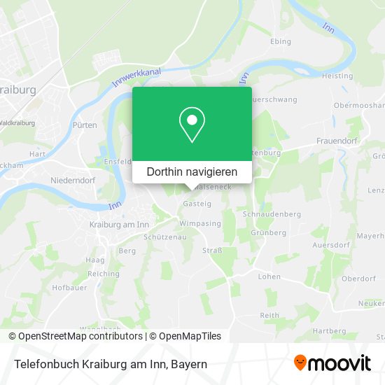 Telefonbuch Kraiburg am Inn Karte