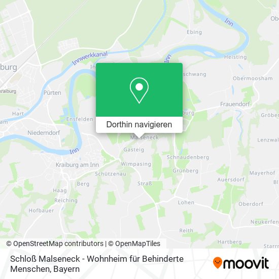 Schloß Malseneck - Wohnheim für Behinderte Menschen Karte