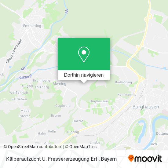 Kälberaufzucht U. Fressererzeugung Ertl Karte