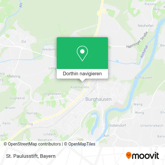 St. Paulusstift Karte