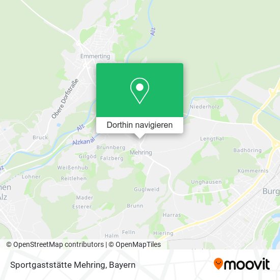 Sportgaststätte Mehring Karte
