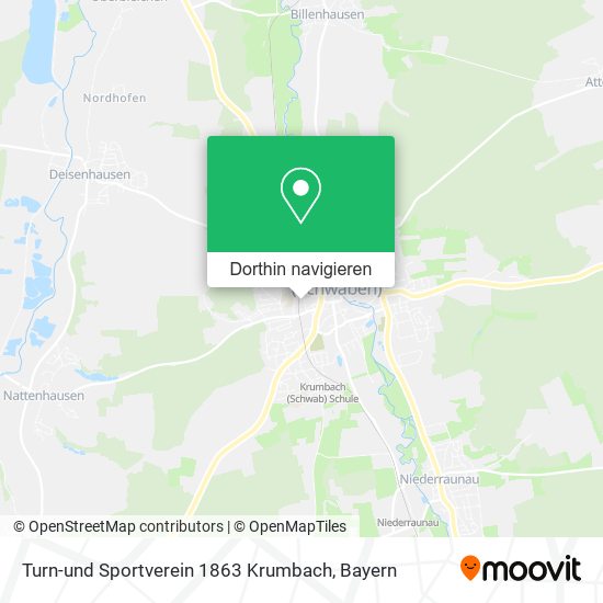 Turn-und Sportverein 1863 Krumbach Karte