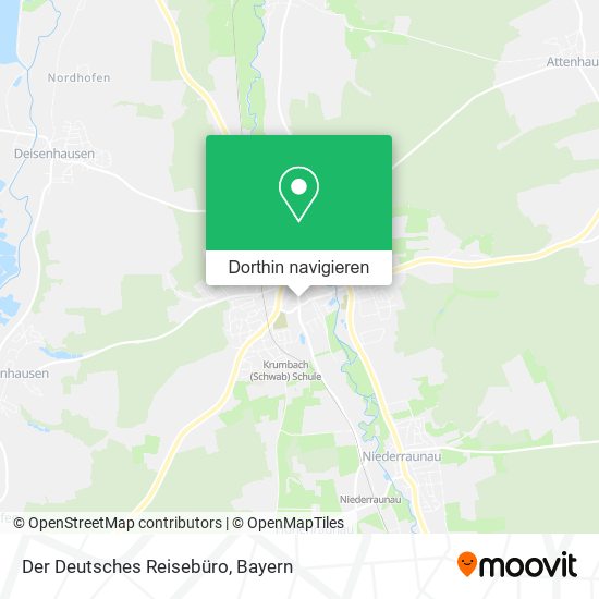 Der Deutsches Reisebüro Karte