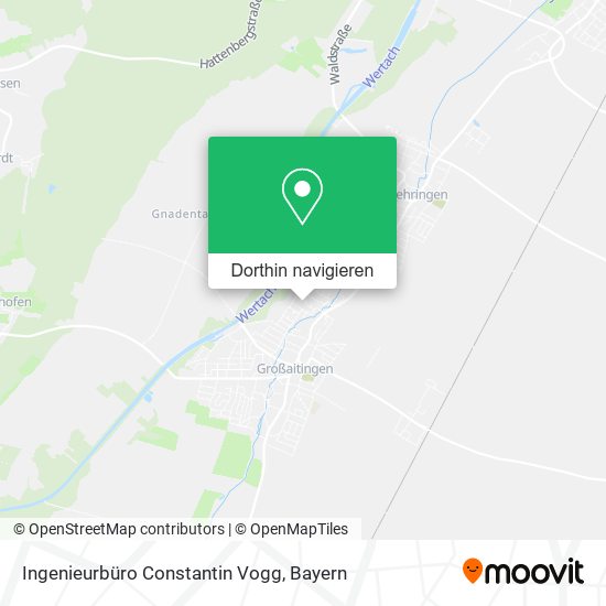 Ingenieurbüro Constantin Vogg Karte