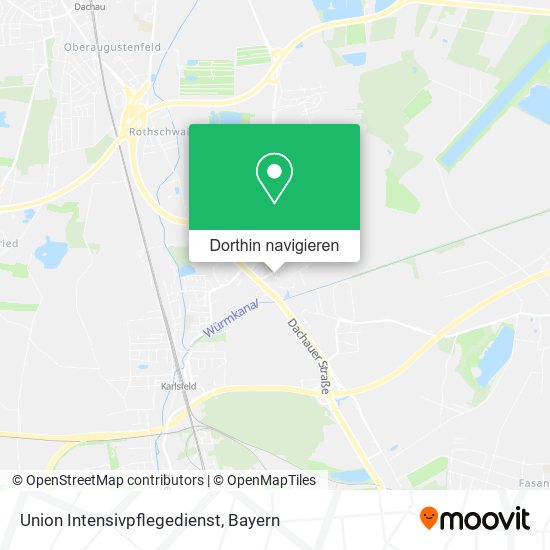 Union Intensivpflegedienst Karte
