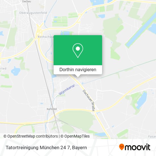 Tatortreinigung München 24 7 Karte