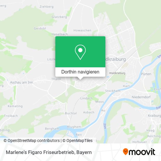 Marlene's Figaro Friseurbetrieb Karte