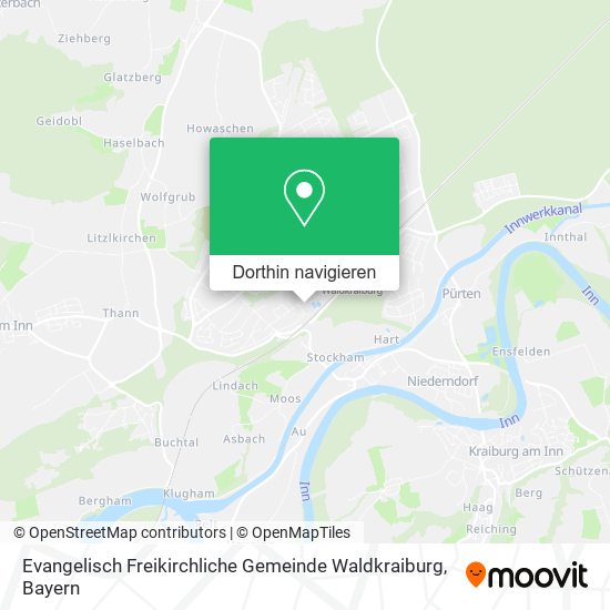 Evangelisch Freikirchliche Gemeinde Waldkraiburg Karte