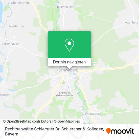 Rechtsanwälte Schiersner Dr. Schiersner & Kollegen Karte