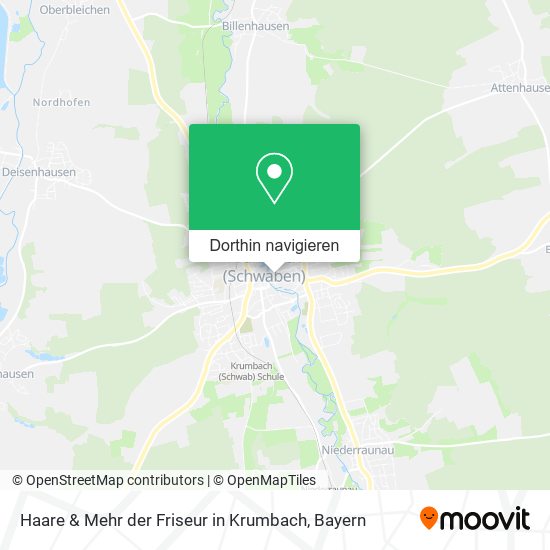 Haare & Mehr der Friseur in Krumbach Karte