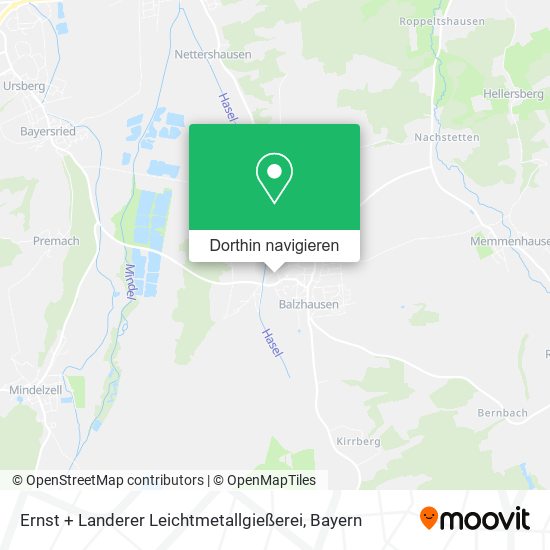 Ernst + Landerer Leichtmetallgießerei Karte