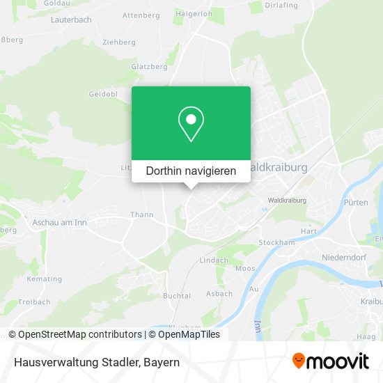 Hausverwaltung Stadler Karte