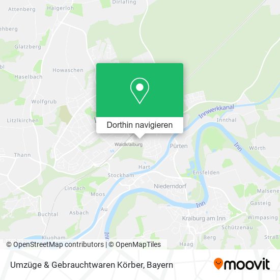 Umzüge & Gebrauchtwaren Körber Karte
