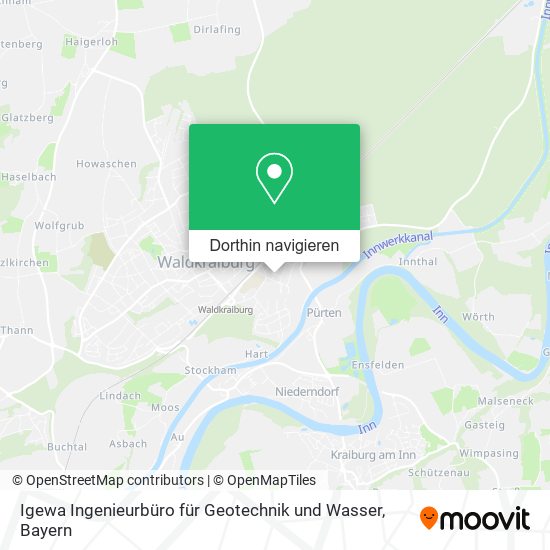 Igewa Ingenieurbüro für Geotechnik und Wasser Karte