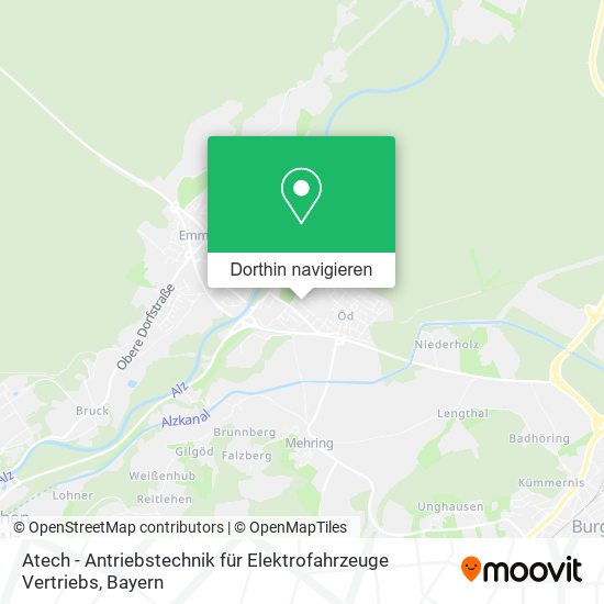 Atech - Antriebstechnik für Elektrofahrzeuge Vertriebs Karte