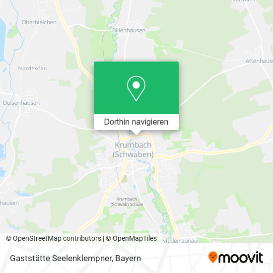Gaststätte Seelenklempner Karte