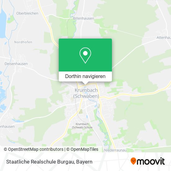 Staatliche Realschule Burgau Karte