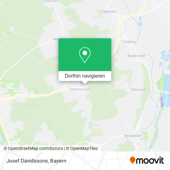 Josef Davidssons Karte