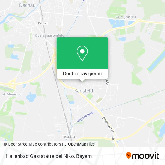 Hallenbad Gaststätte bei Niko Karte