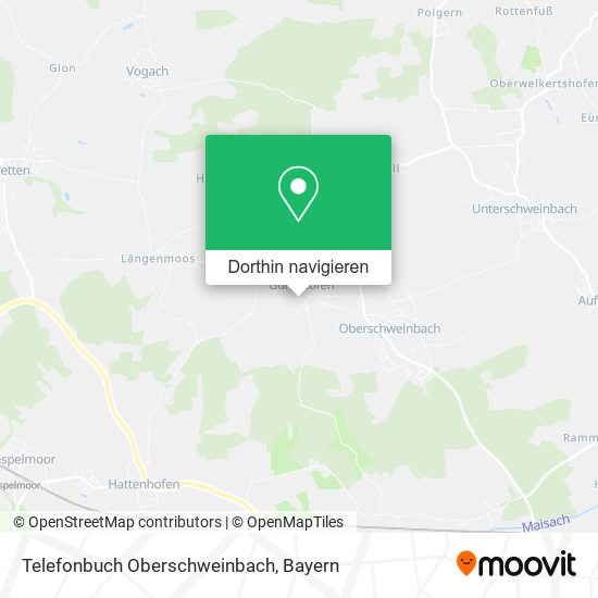 Telefonbuch Oberschweinbach Karte