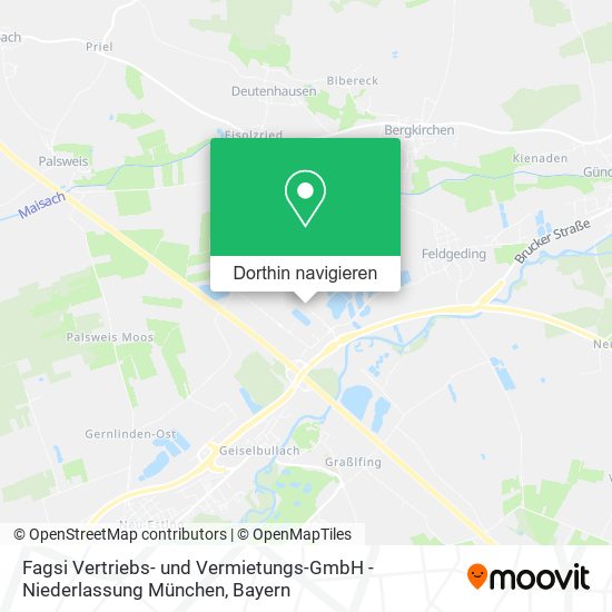 Fagsi Vertriebs- und Vermietungs-GmbH - Niederlassung München Karte