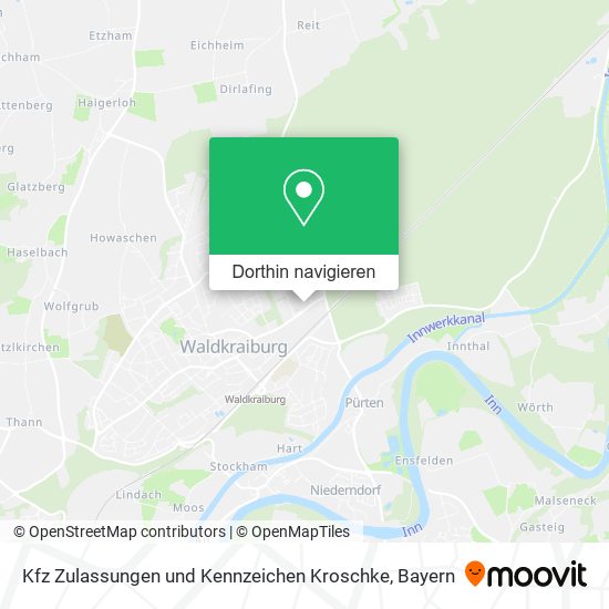 Kfz Zulassungen und Kennzeichen Kroschke Karte