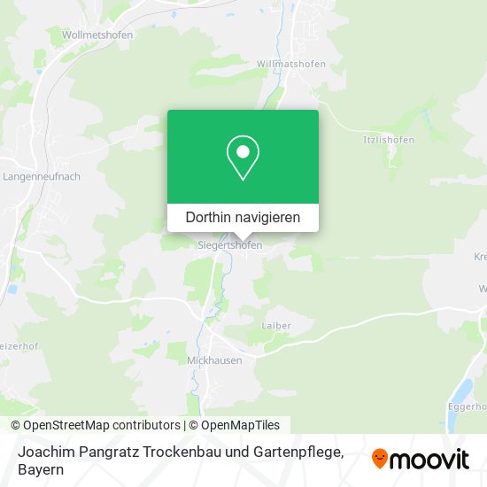 Joachim Pangratz Trockenbau und Gartenpflege Karte