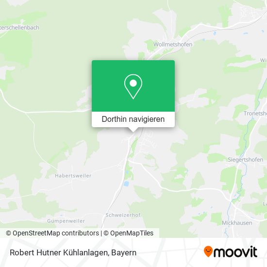 Robert Hutner Kühlanlagen Karte