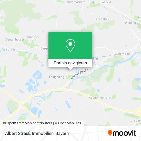 Albert Strauß Immobilien Karte