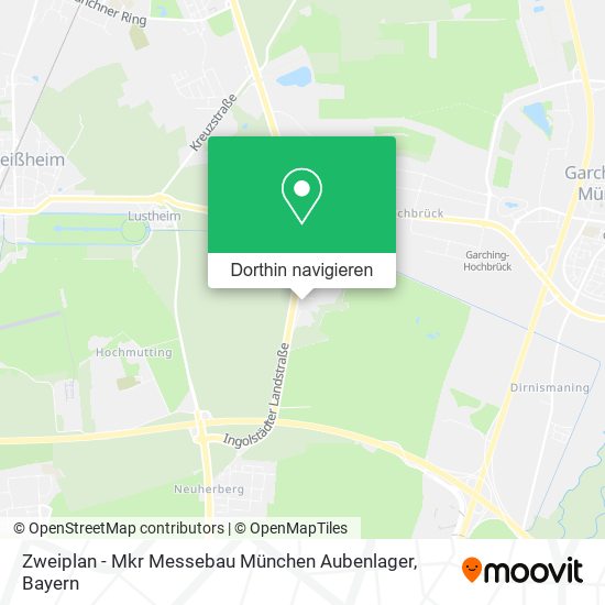 Zweiplan - Mkr Messebau München Aubenlager Karte