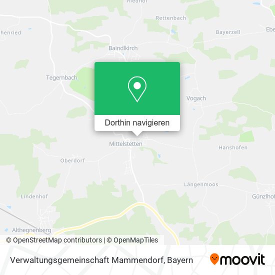 Verwaltungsgemeinschaft Mammendorf Karte