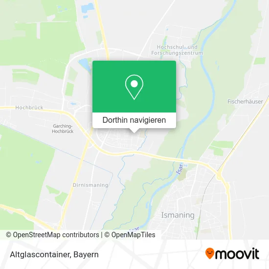 Altglascontainer Karte