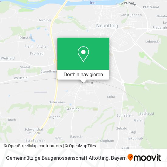 Gemeinnützige Baugenossenschaft Altötting Karte