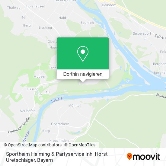 Sportheim Haiming & Partyservice Inh. Horst Uretschläger Karte