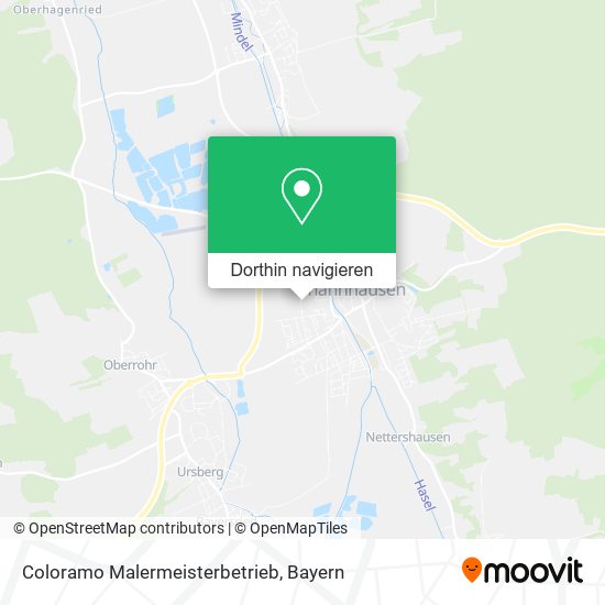 Coloramo Malermeisterbetrieb Karte