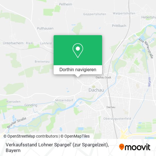Verkaufsstand Lohner Spargel' (zur Spargelzeit) Karte