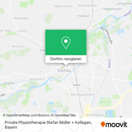 Private Physiotherapie Stefan Müller + Kollegen Karte