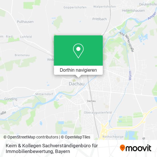 Keim & Kollegen Sachverständigenbüro für Immobilienbewertung Karte