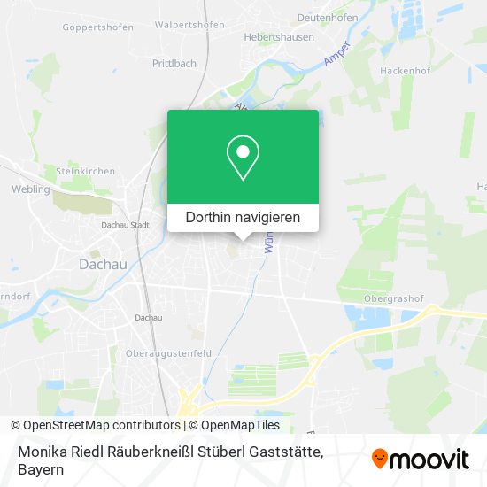 Monika Riedl Räuberkneißl Stüberl Gaststätte Karte
