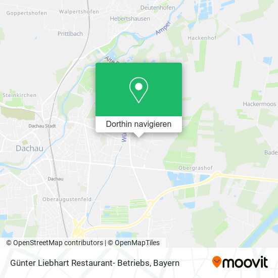 Günter Liebhart Restaurant- Betriebs Karte
