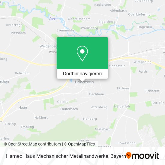 Hamec Haus Mechanischer Metallhandwerke Karte