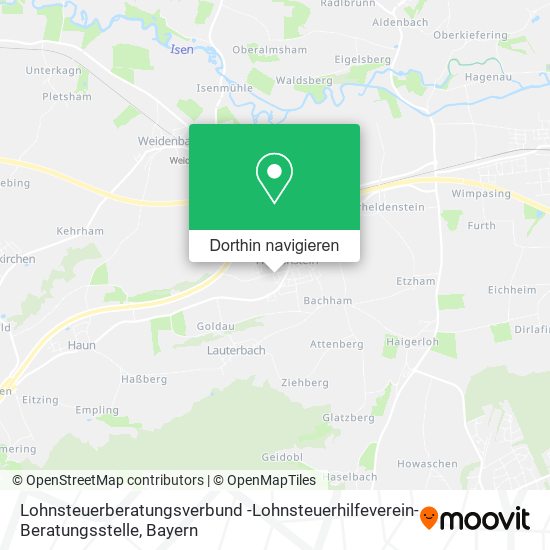 Lohnsteuerberatungsverbund -Lohnsteuerhilfeverein- Beratungsstelle Karte