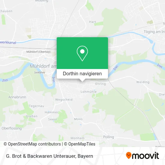 G. Brot & Backwaren Unterauer Karte