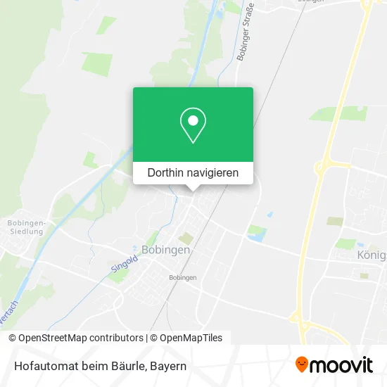 Hofautomat beim Bäurle Karte