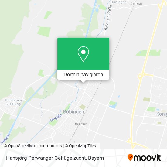 Hansjörg Perwanger Geflügelzucht Karte