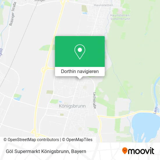 Göl Supermarkt Königsbrunn Karte