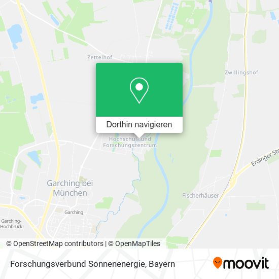 Forschungsverbund Sonnenenergie Karte
