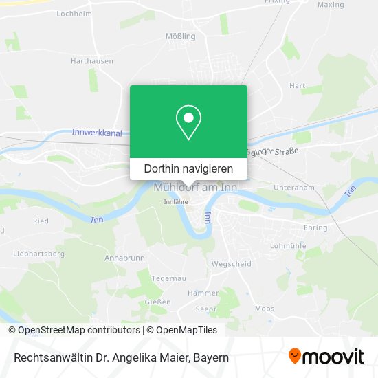 Rechtsanwältin Dr. Angelika Maier Karte