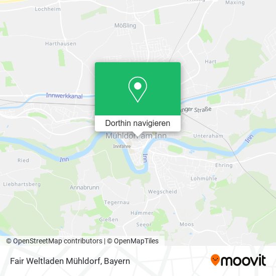 Fair Weltladen Mühldorf Karte